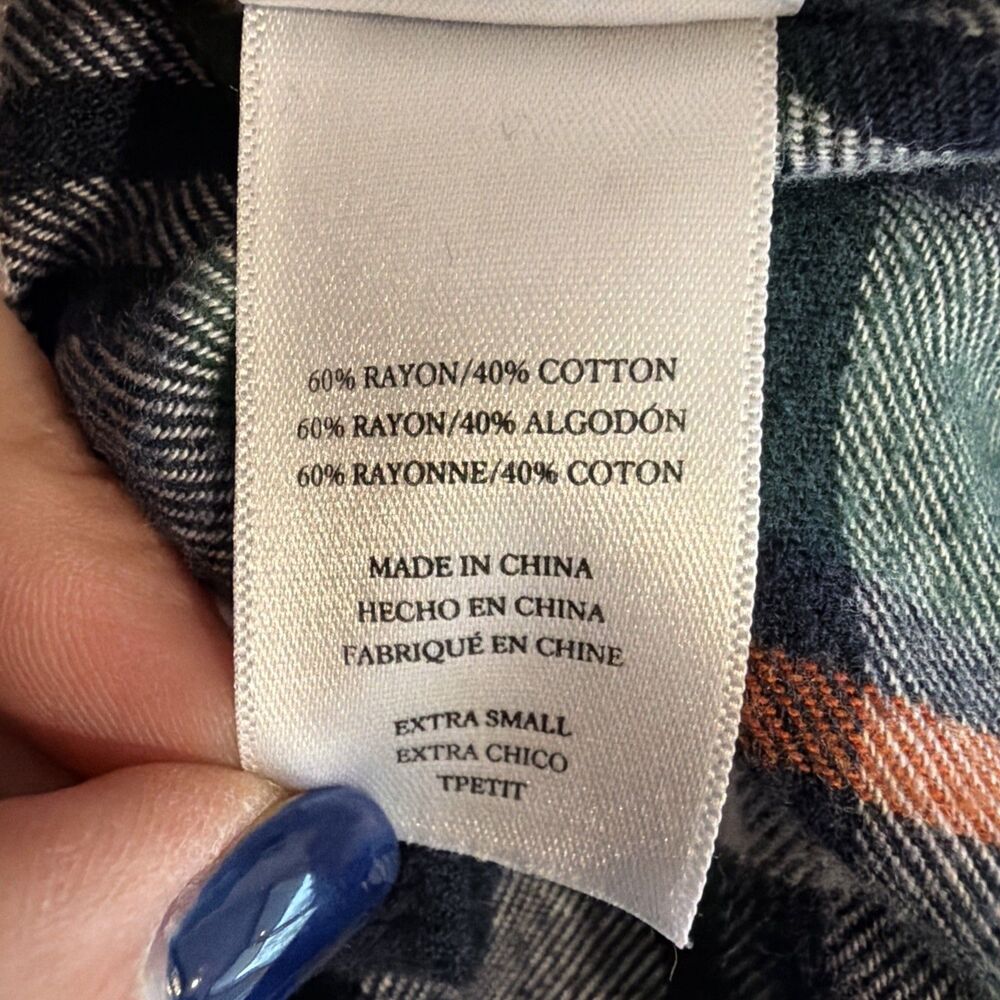 Rails Hunter Plaid LS Flannel Button Down Pocket … - image 6